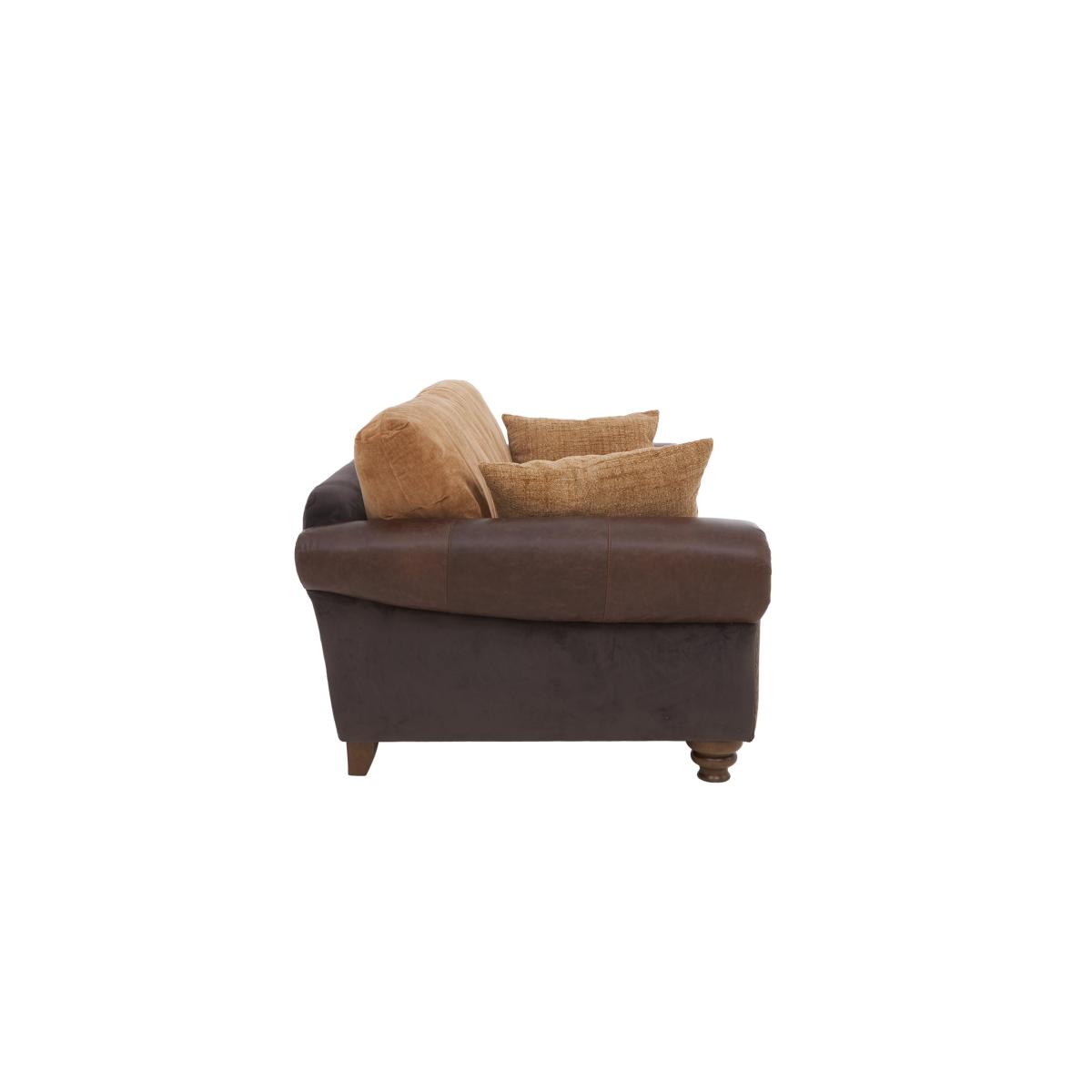 Alexander and James - Lincoln Small Classic Back Sofa - Brown – image 5