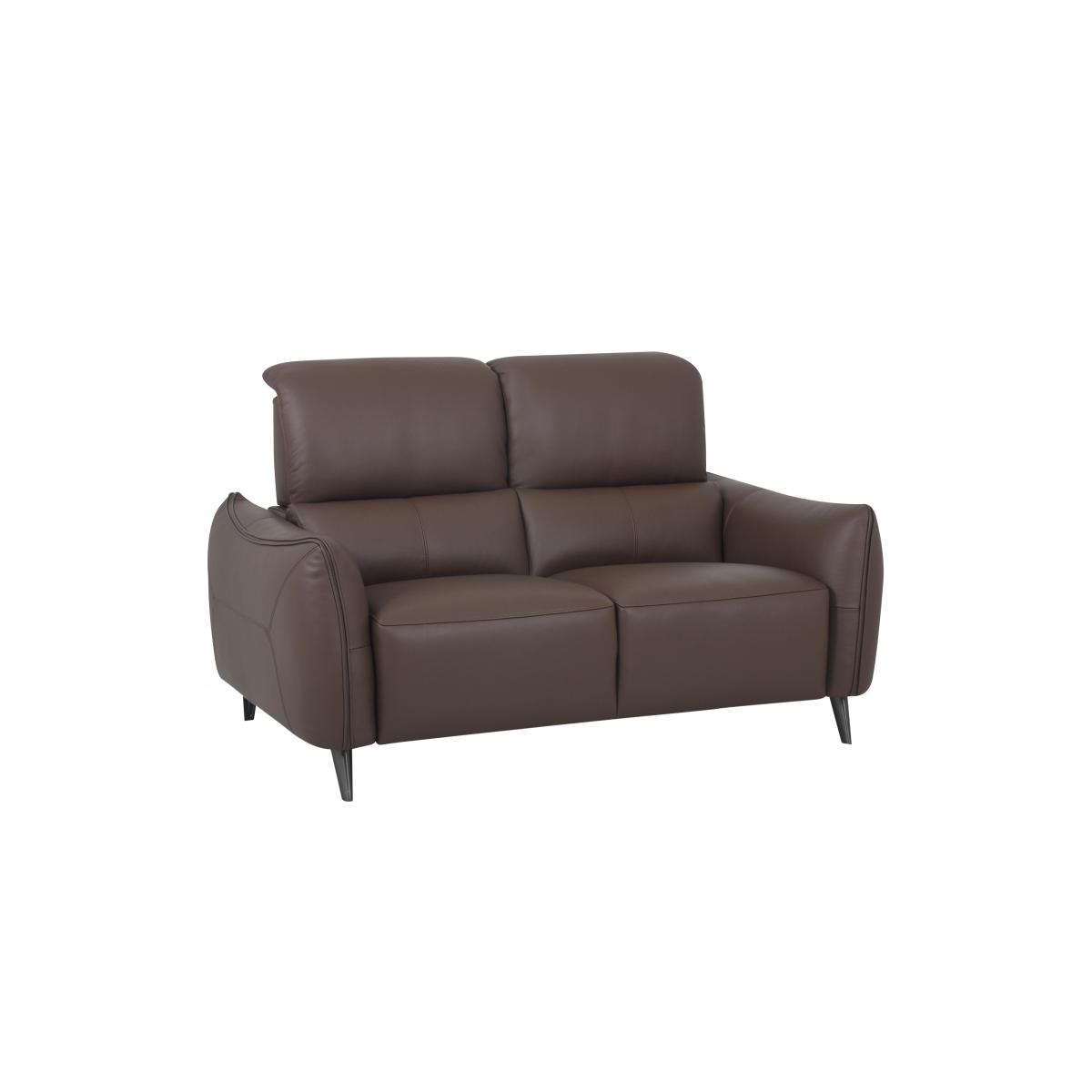 Domicil - Maddox 2 Seater Leather Power Recliner Sofa - NN Frost – image 2