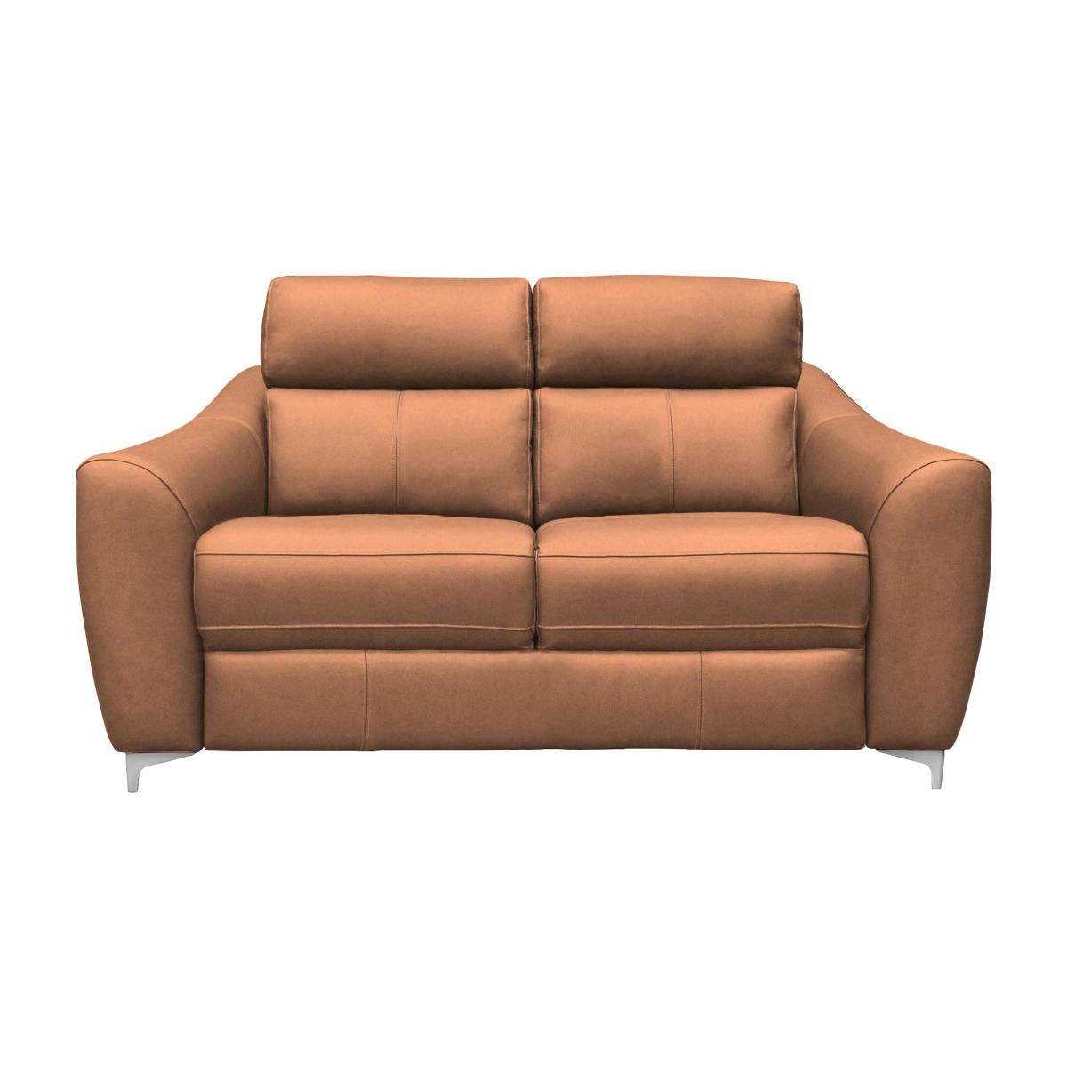 G Plan - Lucca 2 Seater Leather Sofa - No Recliner - Texas Tan
