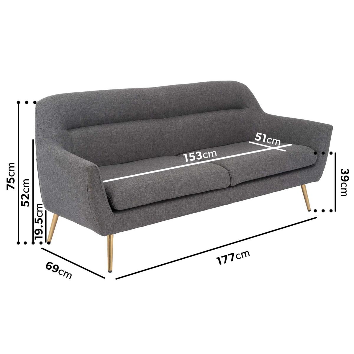 2 Seater Sofa and Armchair Set - Kiko – image 5