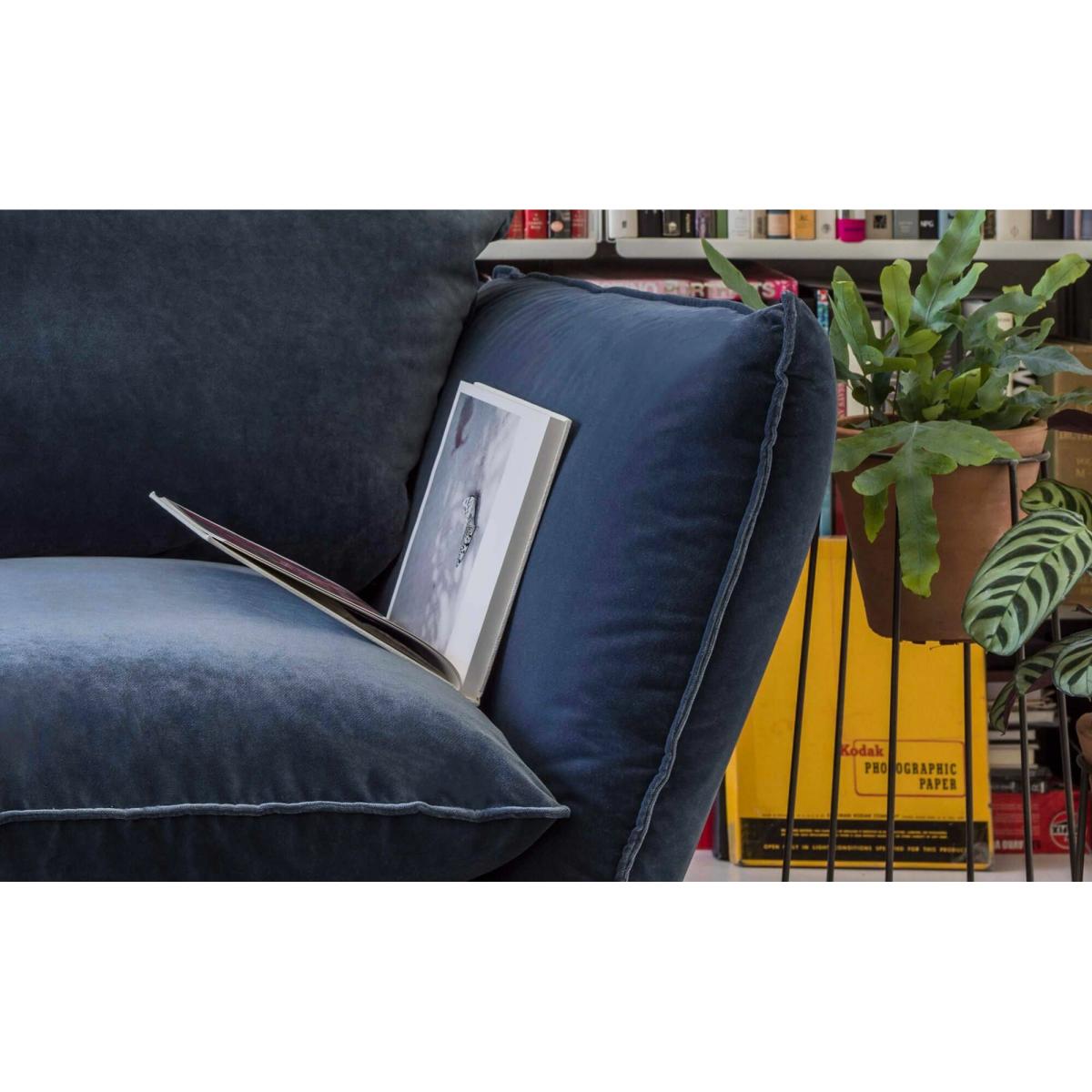 Freddie 2 Seater - Cornflower Blue Lario Velvet – image 3