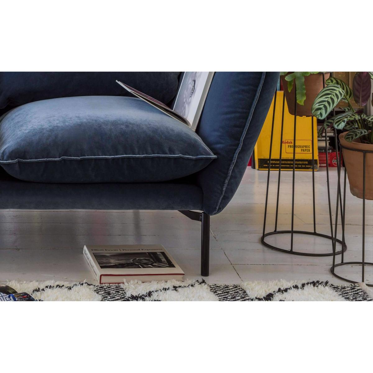 Freddie 2 Seater - Cornflower Blue Lario Velvet – image 4