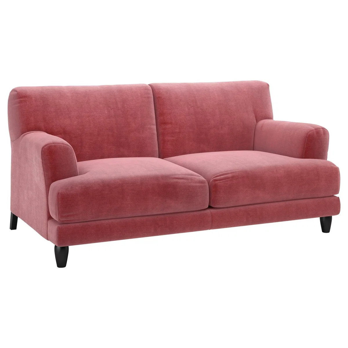 Habitat Askem 2 Seater Velvet Sofa - dusty rose – image 4