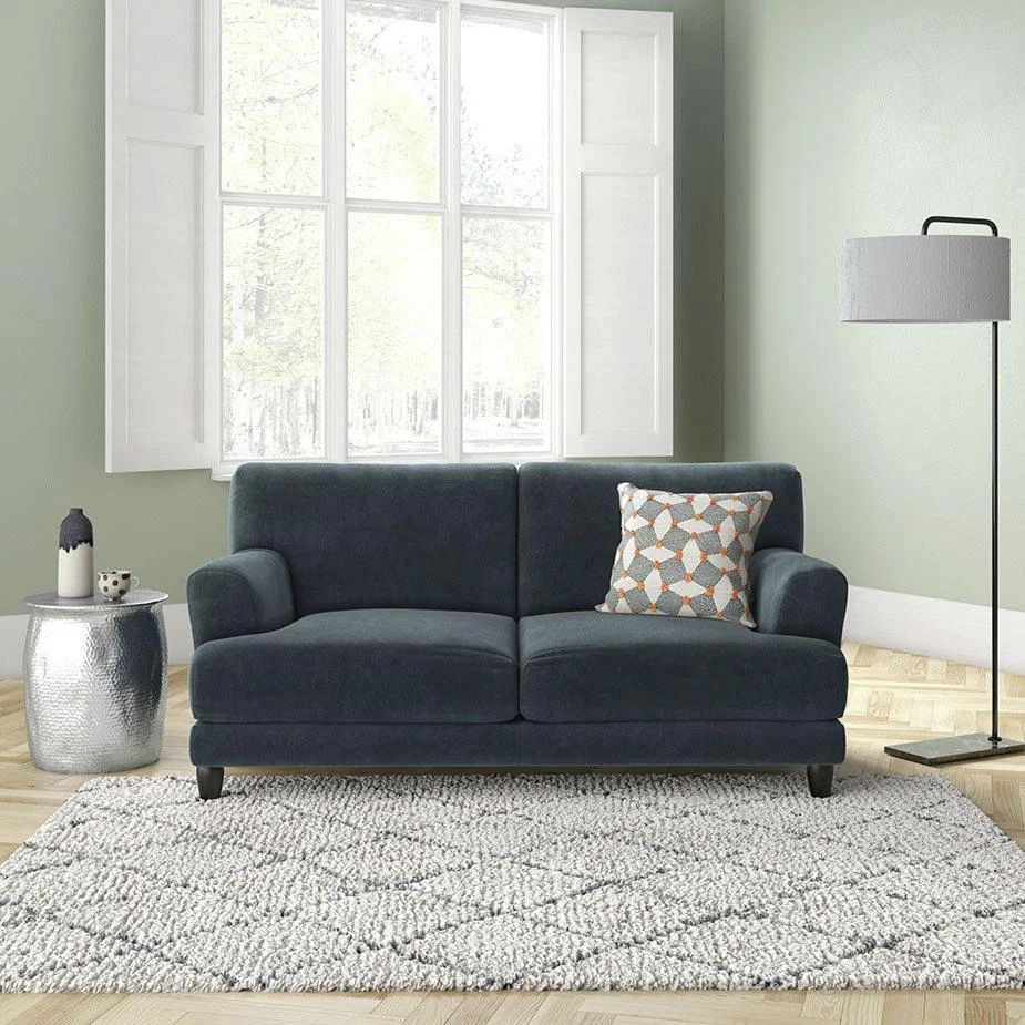 Habitat Askem 2 Seater Velvet Sofa - dusty rose – image 6