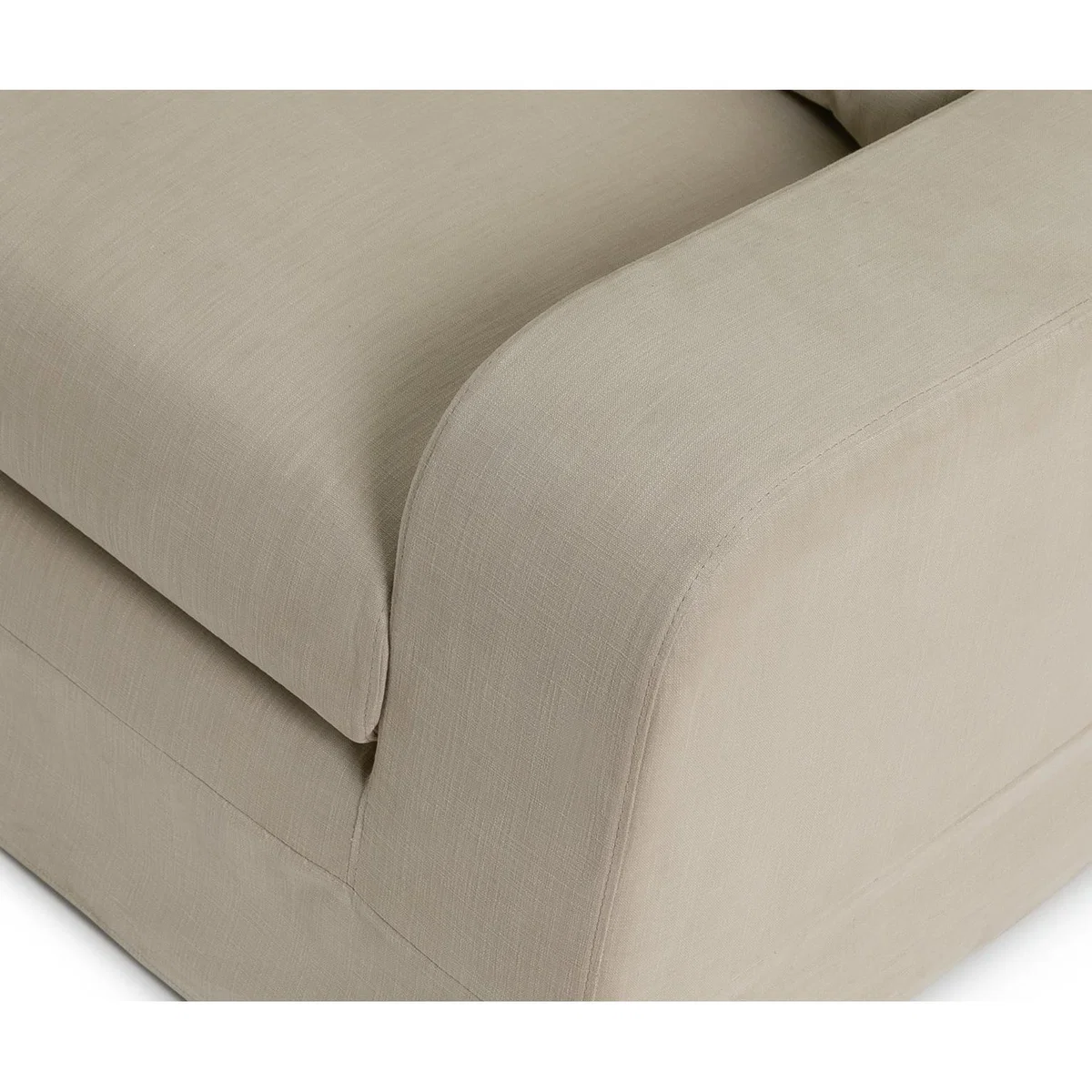 Habitat Odin 2 Seater Fabric Sofa - Natural – image 5