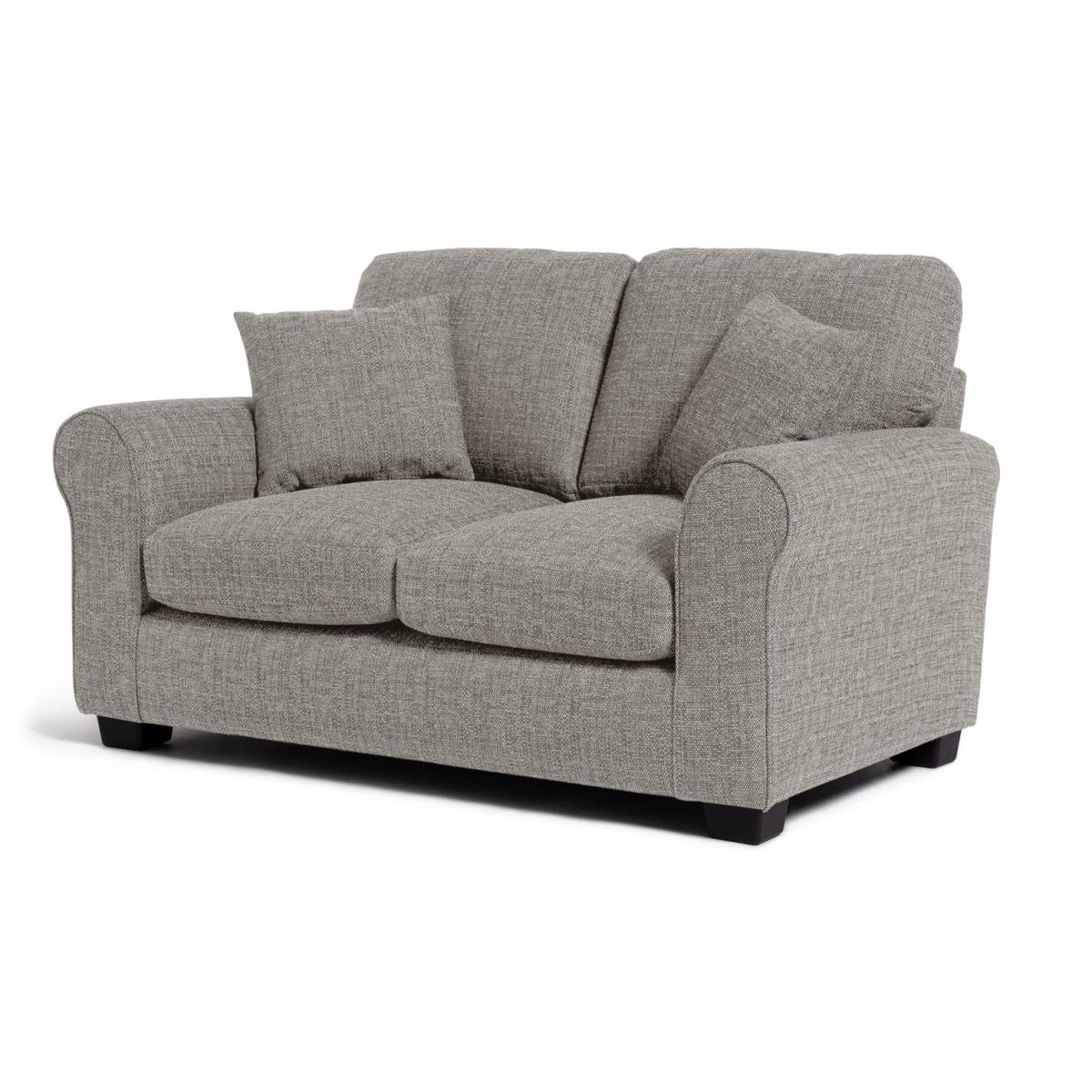 Habitat Lisbon Fabric 2 Seater Sofa - Grey – image 5