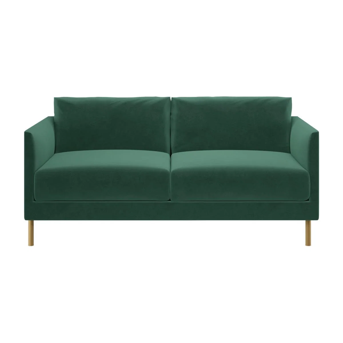 Habitat Hyde Velvet 2 Seater Sofa - Green – image 1