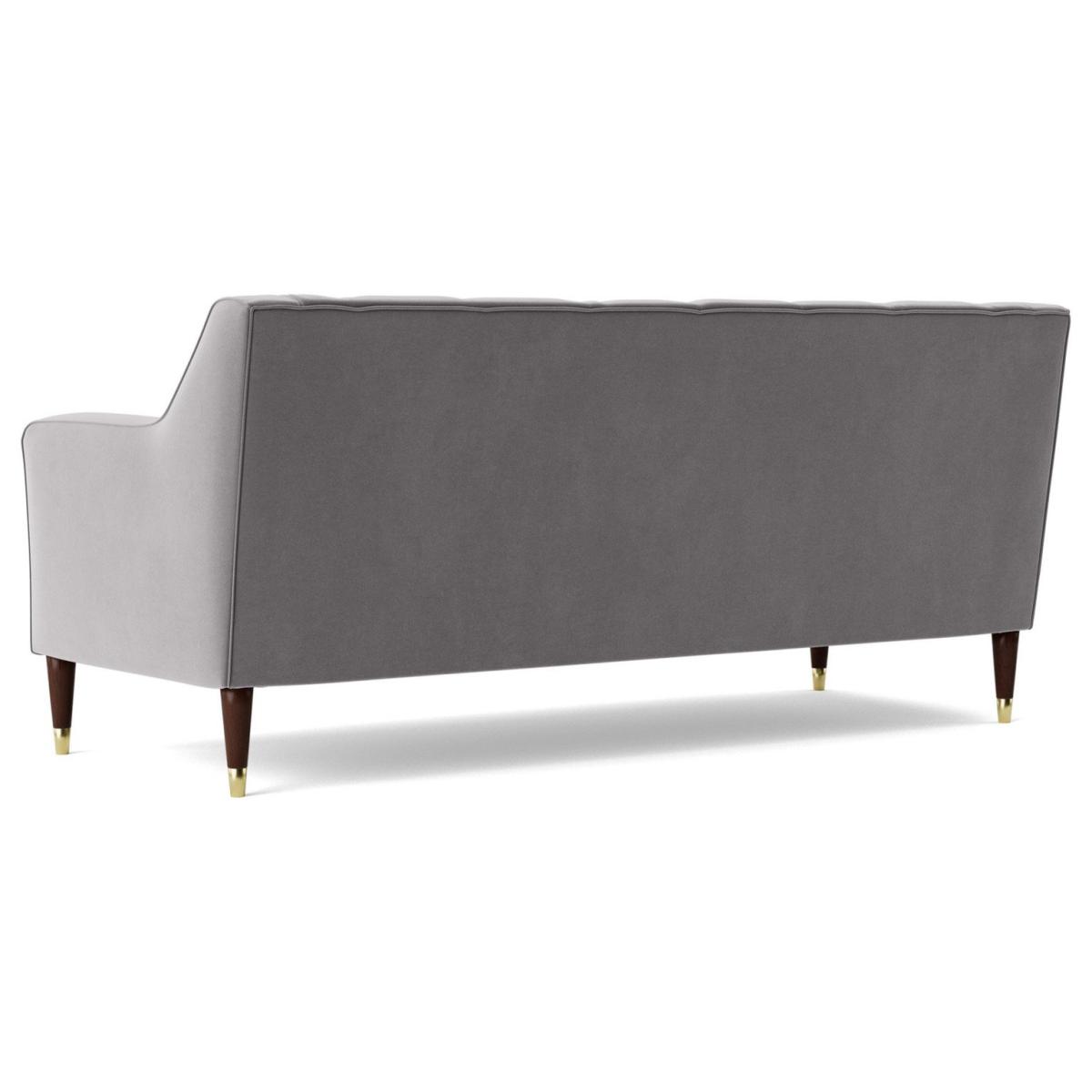Swoon Pritchard Velvet 2 Seater Sofa - Silver Grey – image 6