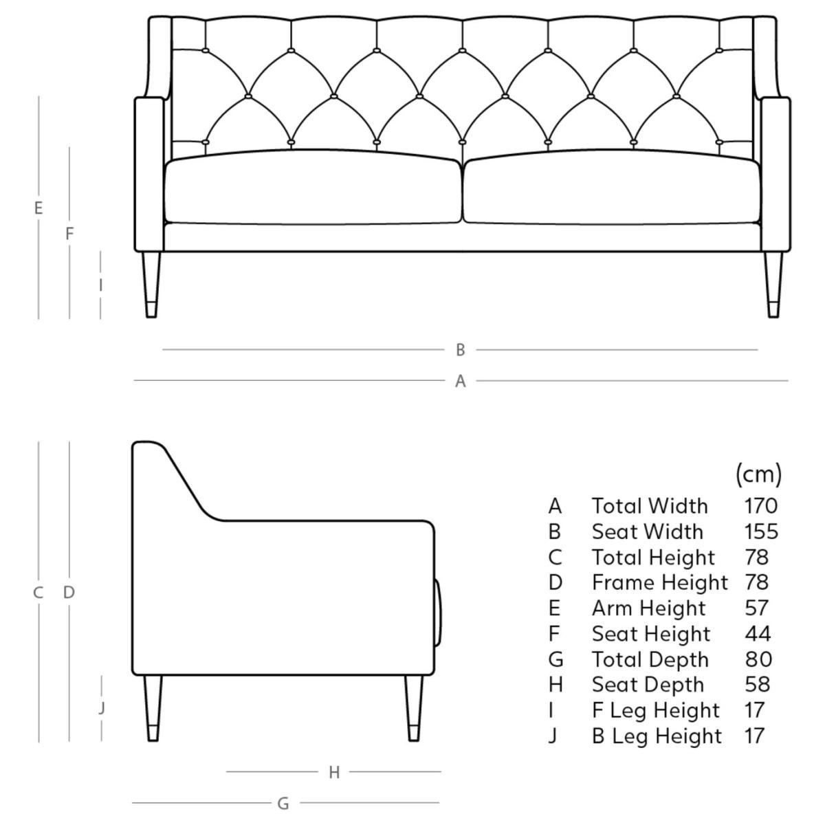 Swoon Pritchard Velvet 2 Seater Sofa - Silver Grey – image 8