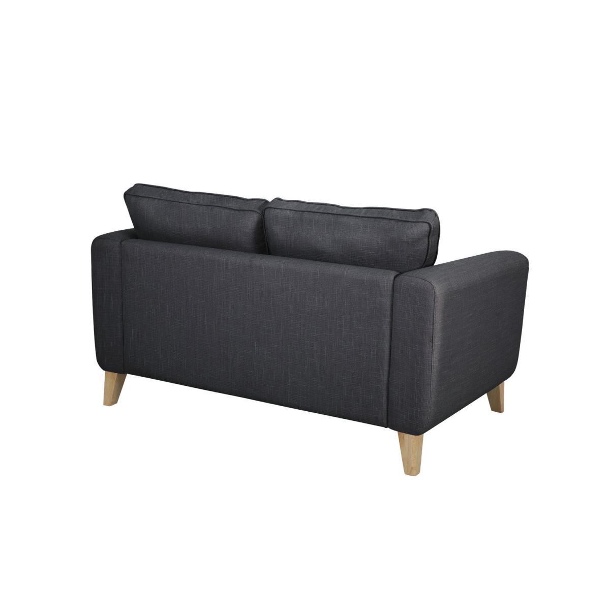 Habitat Cooper 2 Seater Fabric Sofa - Charcoal – image 3