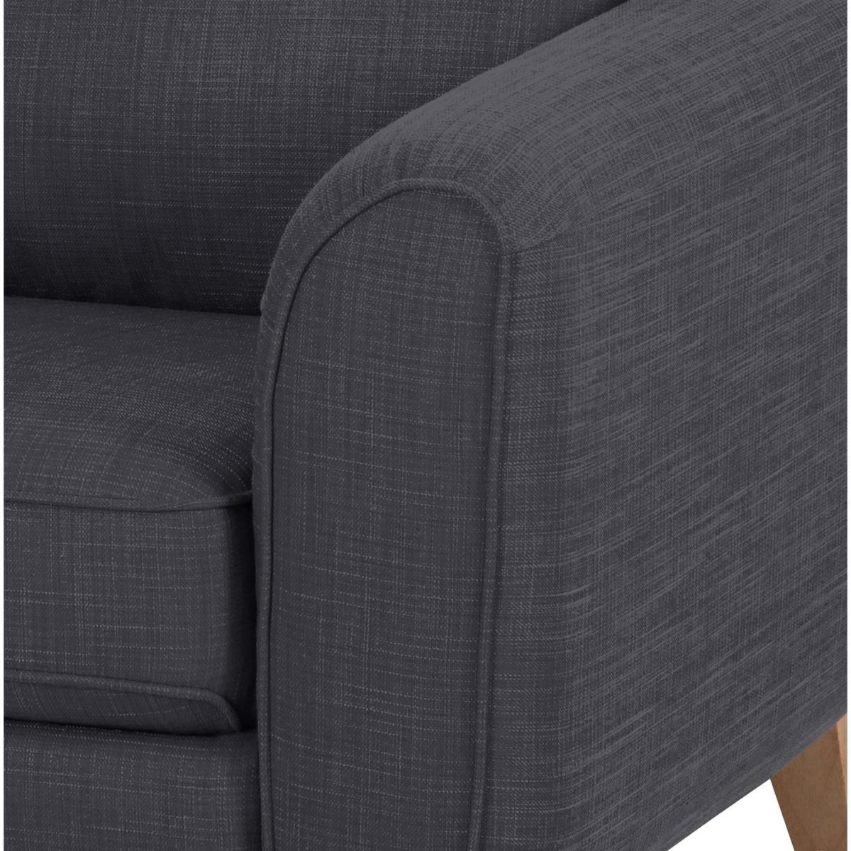 Habitat Cooper 2 Seater Fabric Sofa - Charcoal – image 5