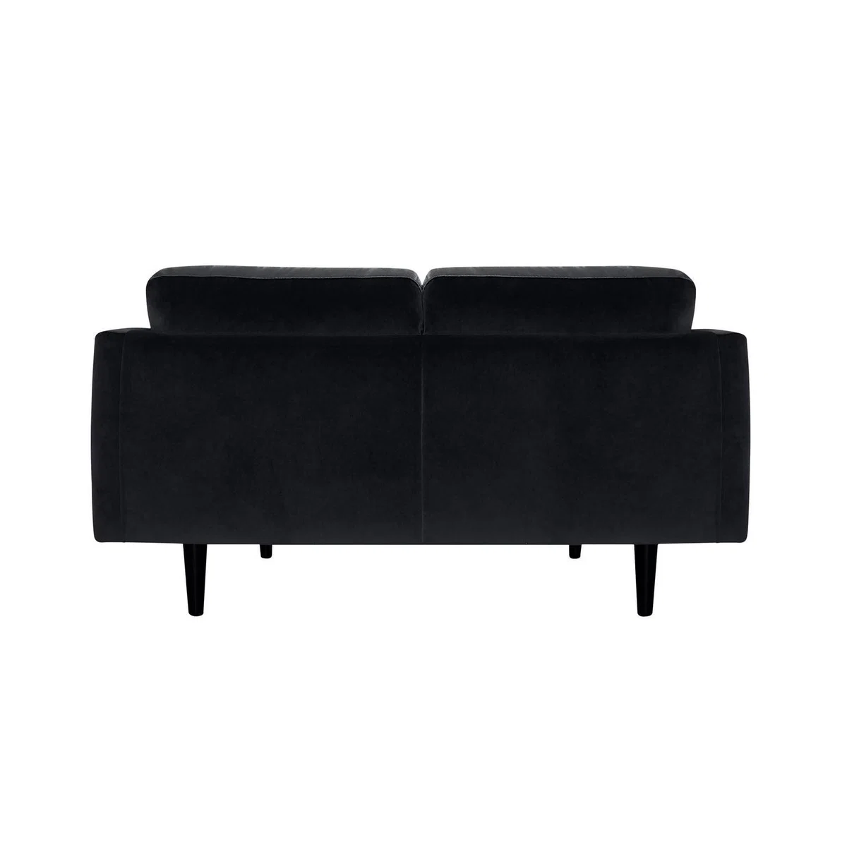 Habitat Jackson 2 Seater Velvet Sofa - Black – image 3