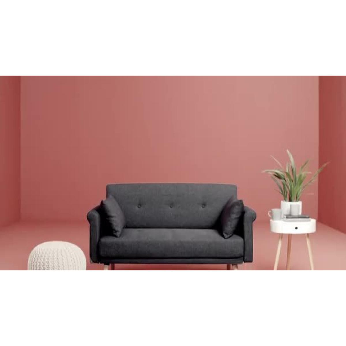 Habitat Evie 2 Seater Fabric Sofa - Navy – image 2