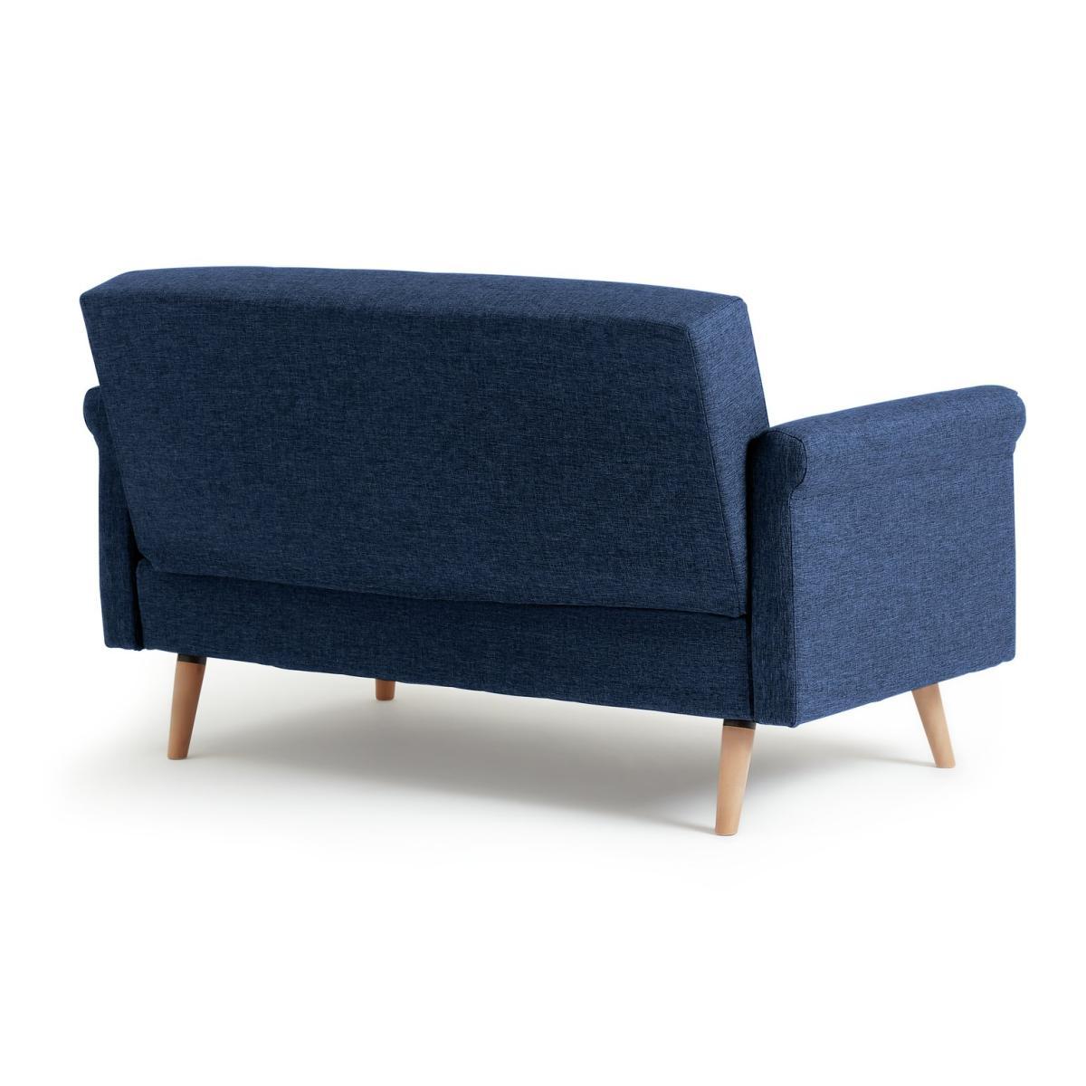 Habitat Evie 2 Seater Fabric Sofa - Navy – image 4