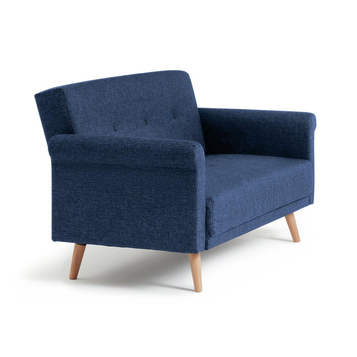 Habitat Evie 2 Seater Fabric Sofa - Navy – image 5