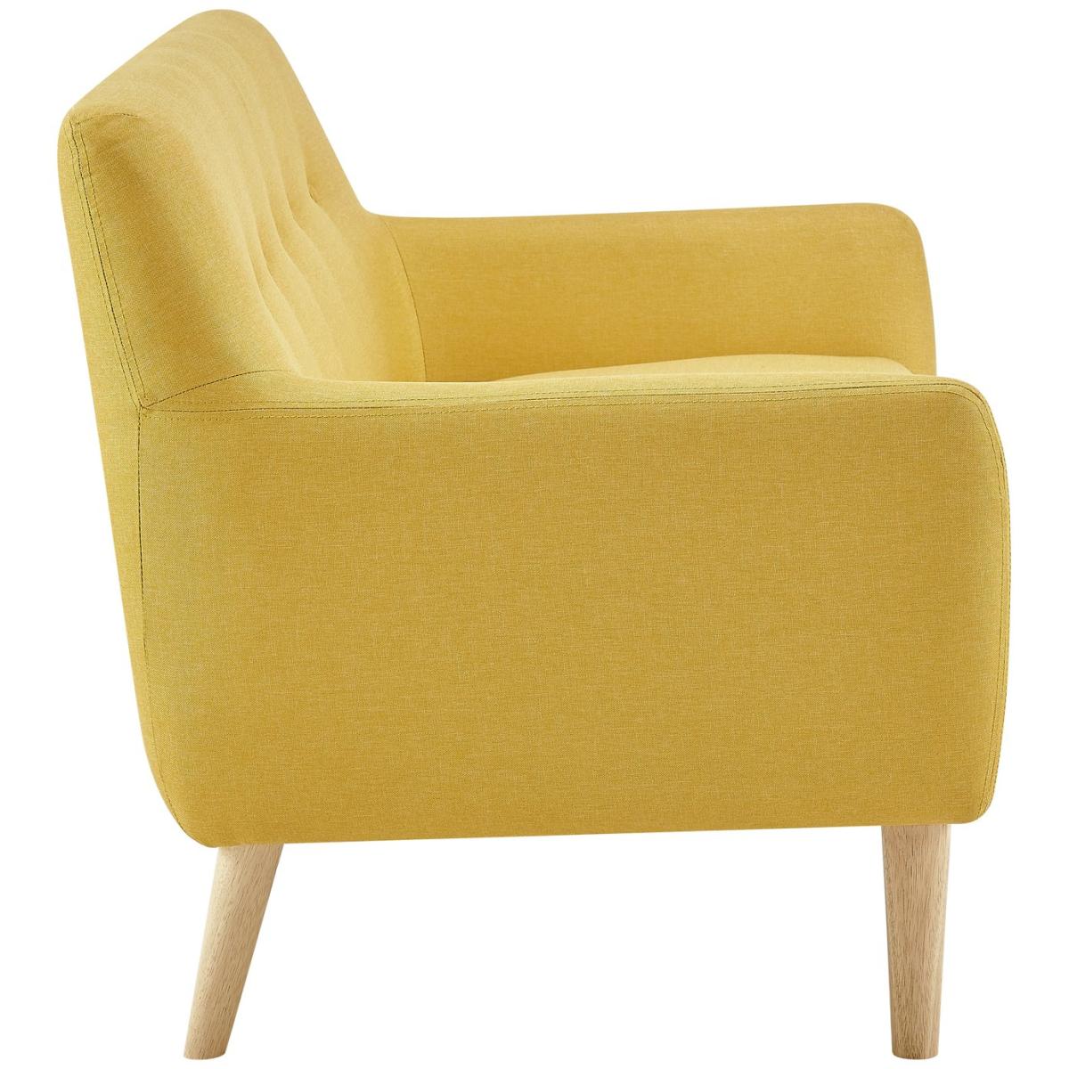 Habitat Finney Fabric 2 Seater Sofa - Mustard – image 5