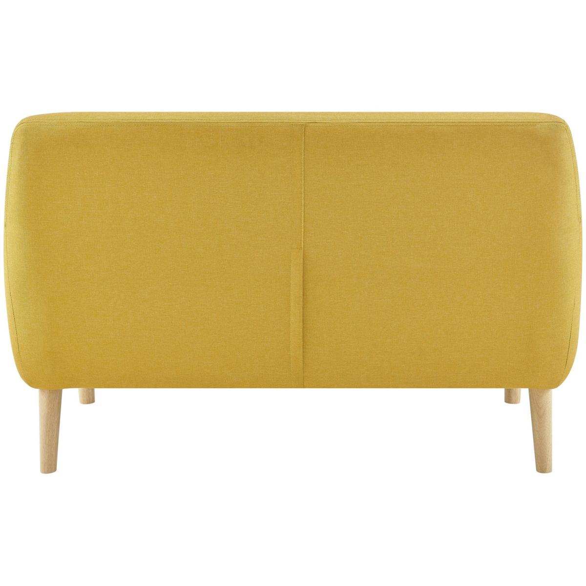 Habitat Finney Fabric 2 Seater Sofa - Mustard – image 10