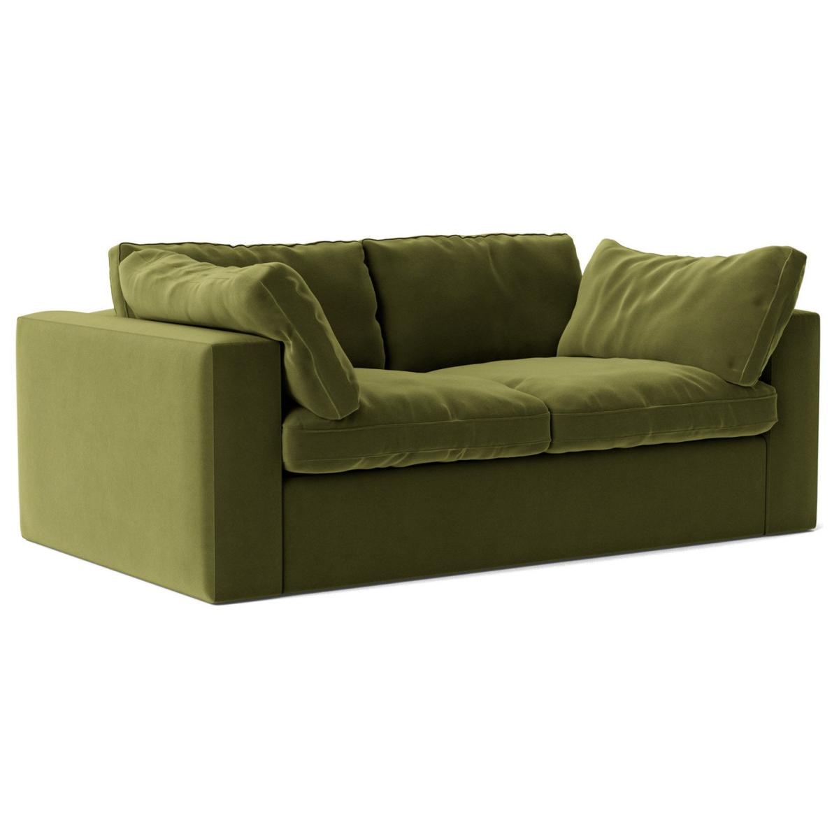 Swoon Seattle Velvet 2 Seater Sofa - Fern Green – image 7