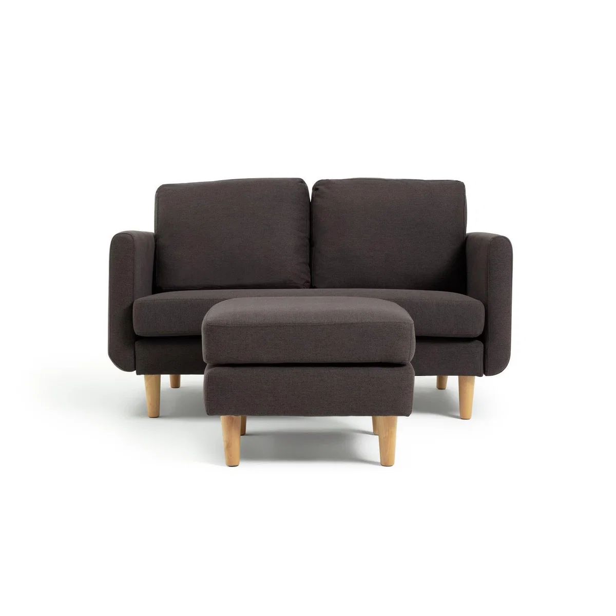 Habitat Remi 2 Seater Fabric Chaise in a Box - Charcoal – image 5