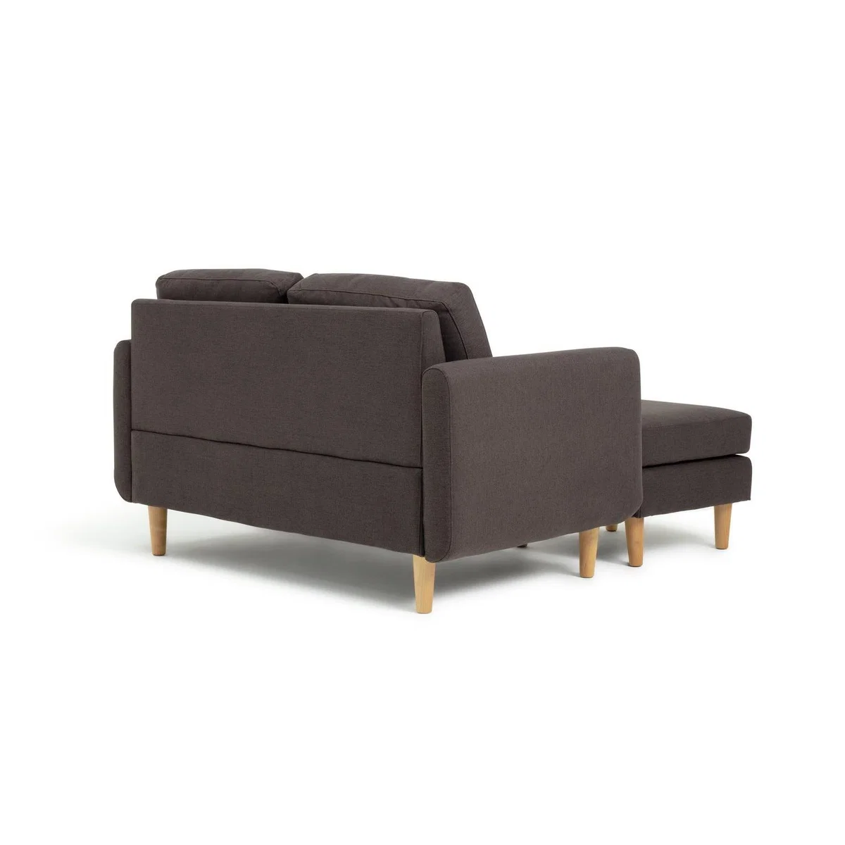 Habitat Remi 2 Seater Fabric Chaise in a Box - Charcoal – image 7