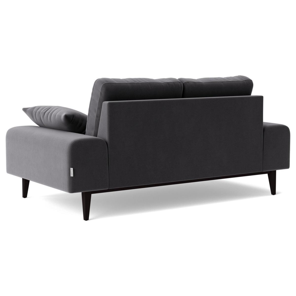 Swoon Tulum Velvet 2 Seater Sofa - Granite Grey – image 6