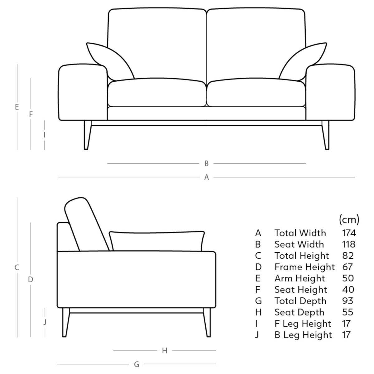 Swoon Tulum Velvet 2 Seater Sofa - Granite Grey – image 8