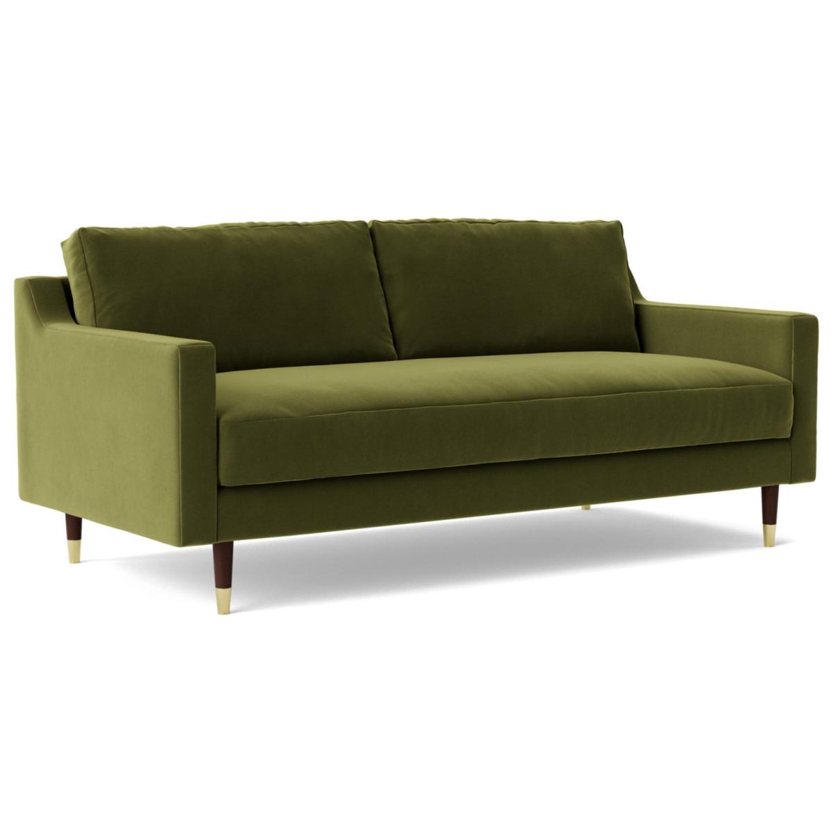 Swoon Rieti Velvet 2 Seater Sofa - Fern Green – image 7
