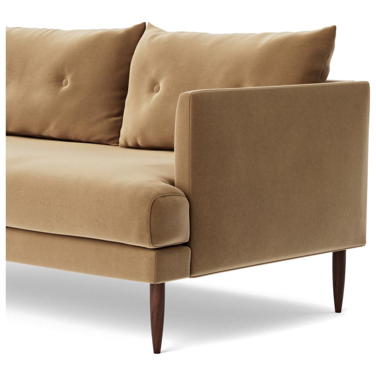 Swoon Kalmar Velvet 2 Seater Sofa - Biscuit – image 5