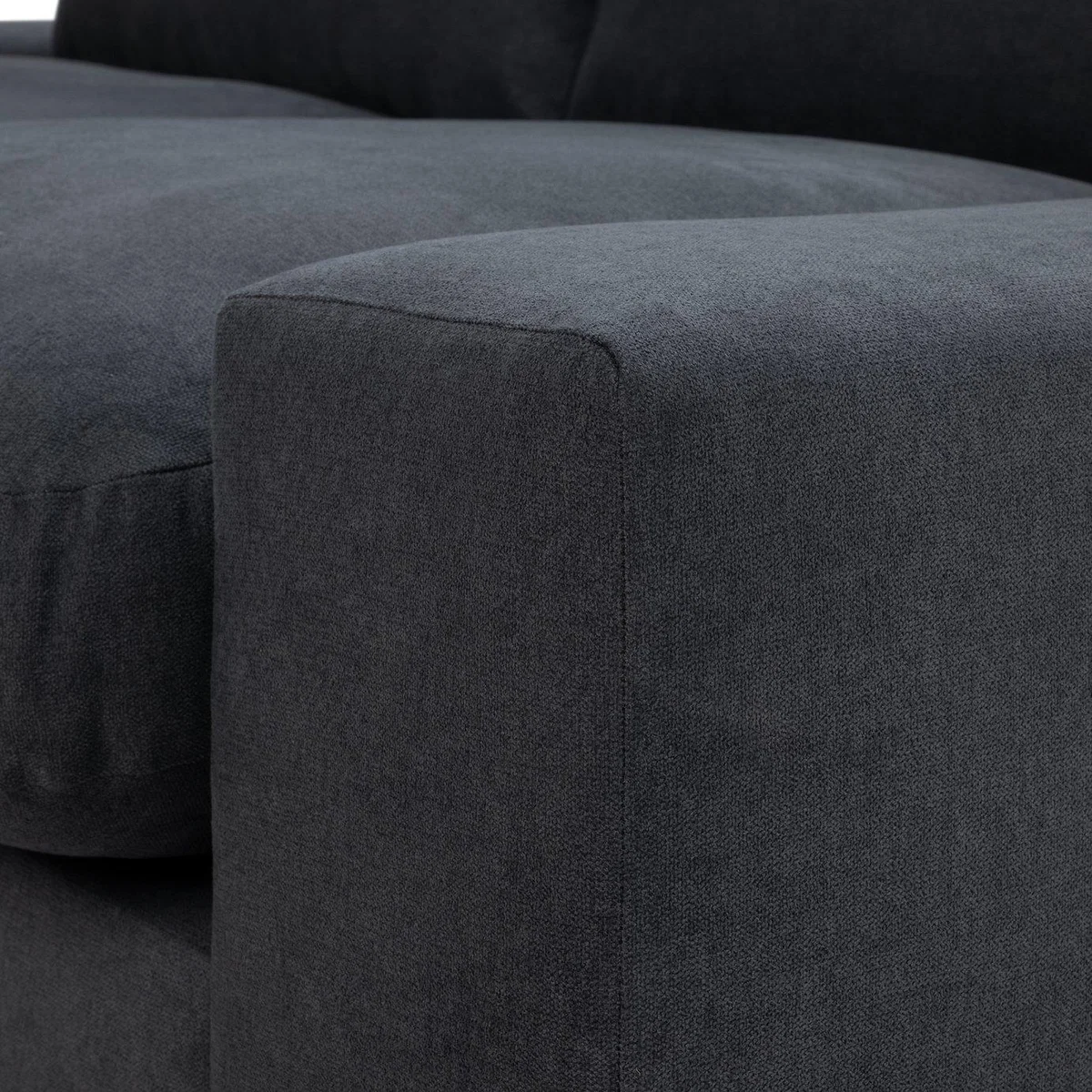 Habitat Holme Fabric 2 Seater Sofa - Anthracite – image 9