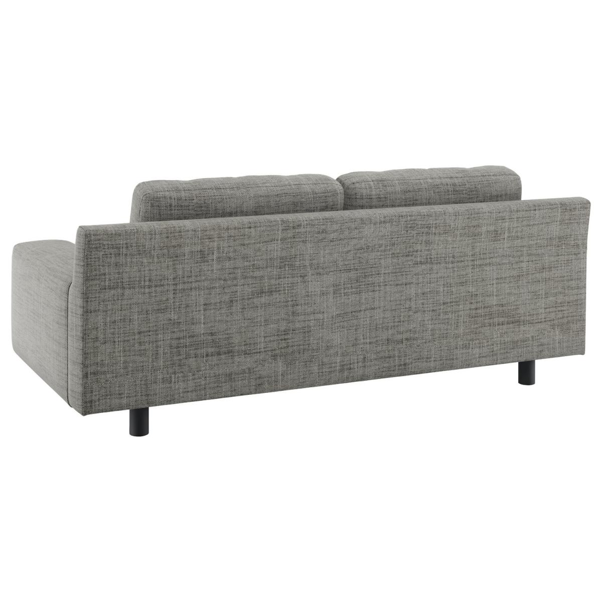 Habitat Hendricks 2 Seater Fabric Sofa - Black and White – image 3