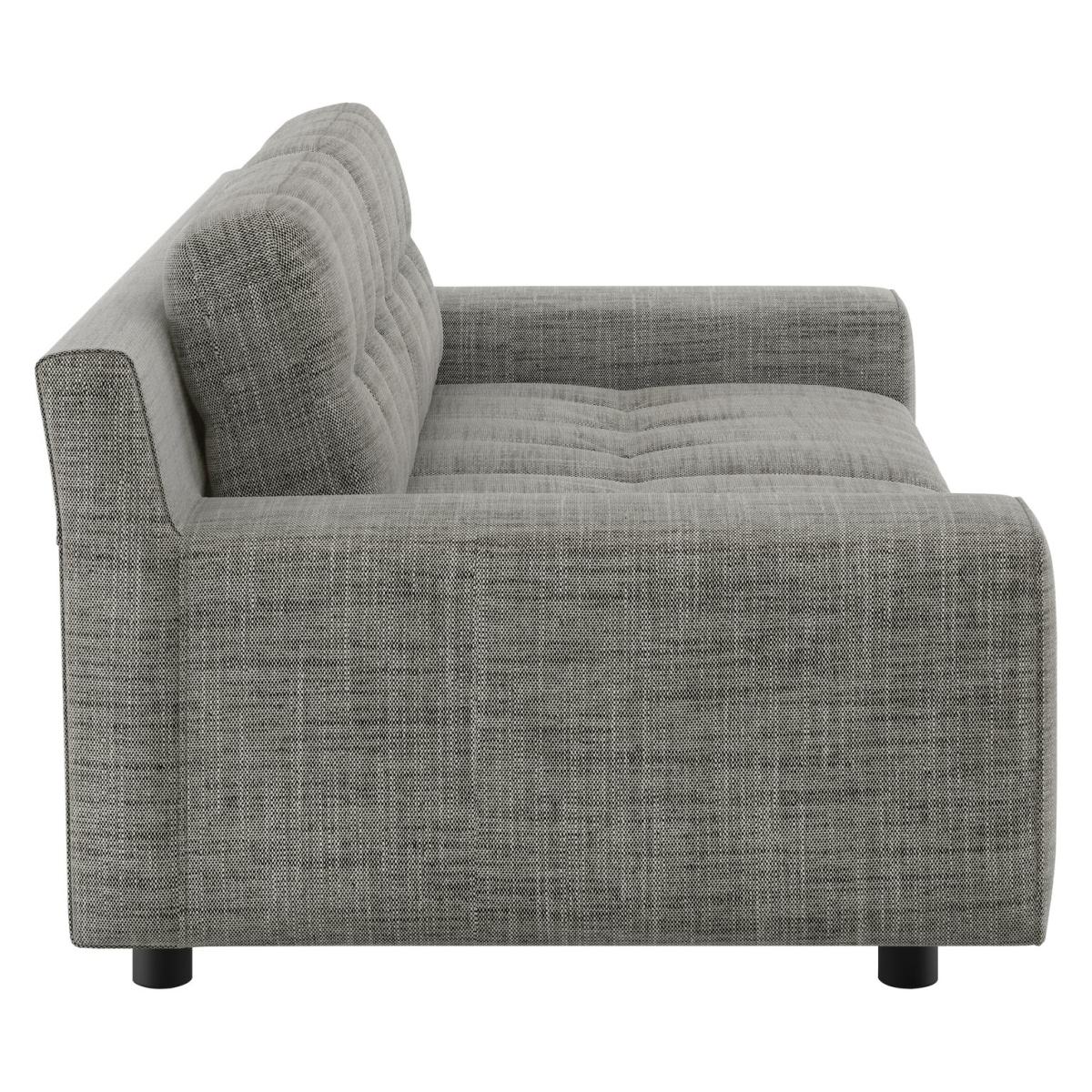 Habitat Hendricks 2 Seater Fabric Sofa - Black and White – image 4