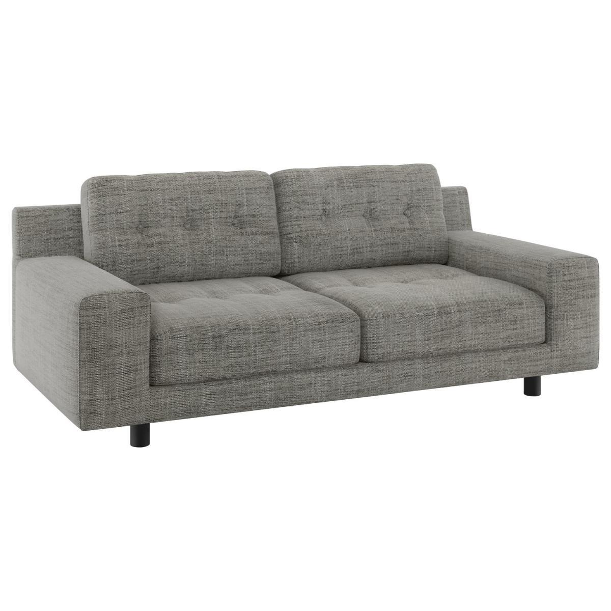Habitat Hendricks 2 Seater Fabric Sofa - Black and White – image 5