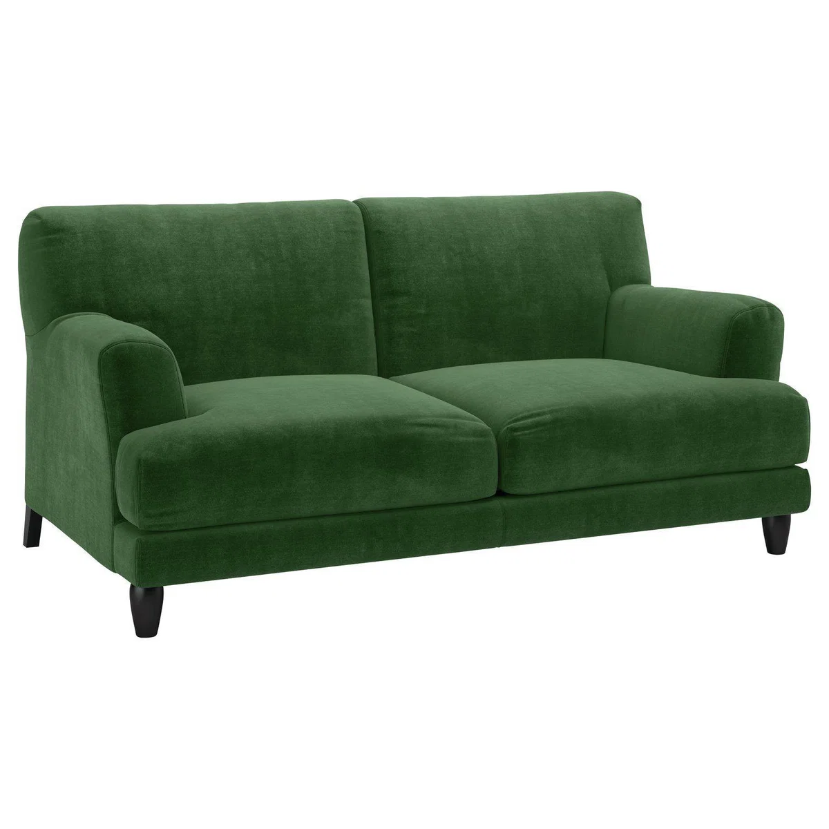Habitat Askem 2 Seater Velvet Sofa - moss Green – image 5
