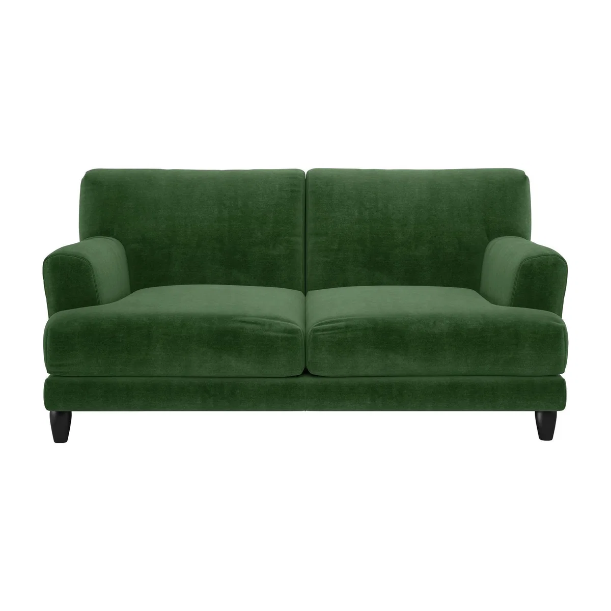 Habitat Askem 2 Seater Velvet Sofa - moss Green – image 1