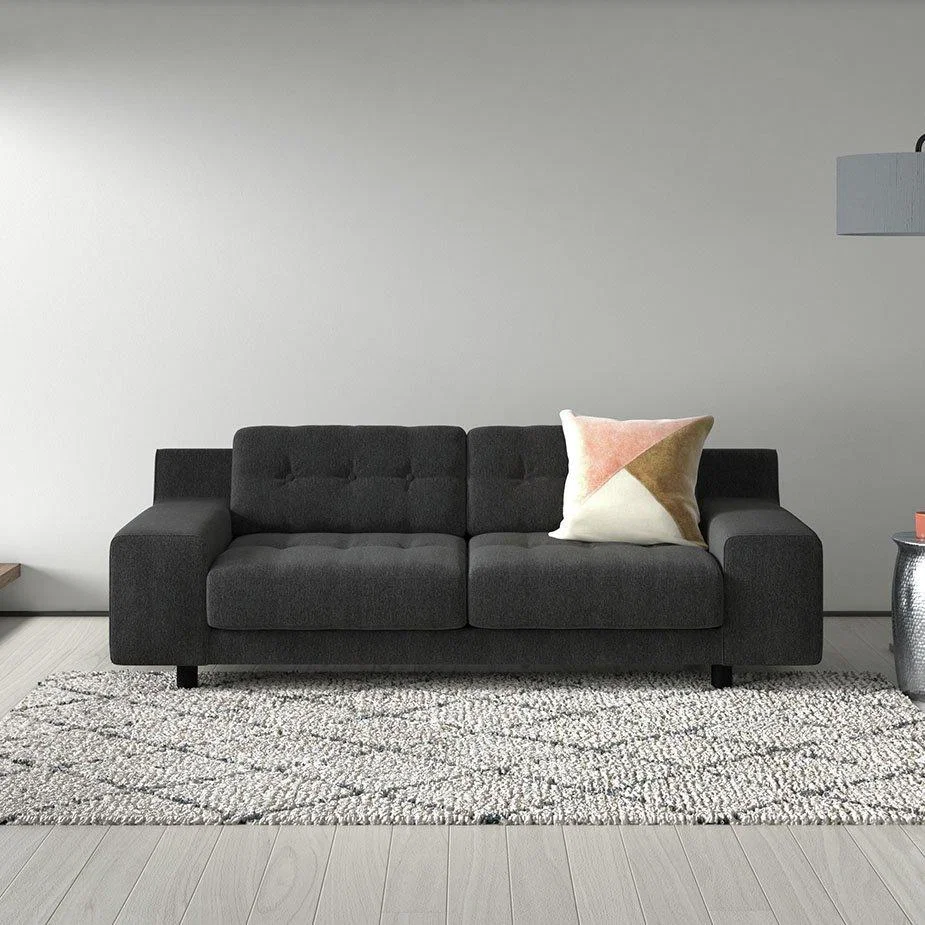 Habitat Hendricks 2 Seater Velvet Sofa - Mystic – image 3