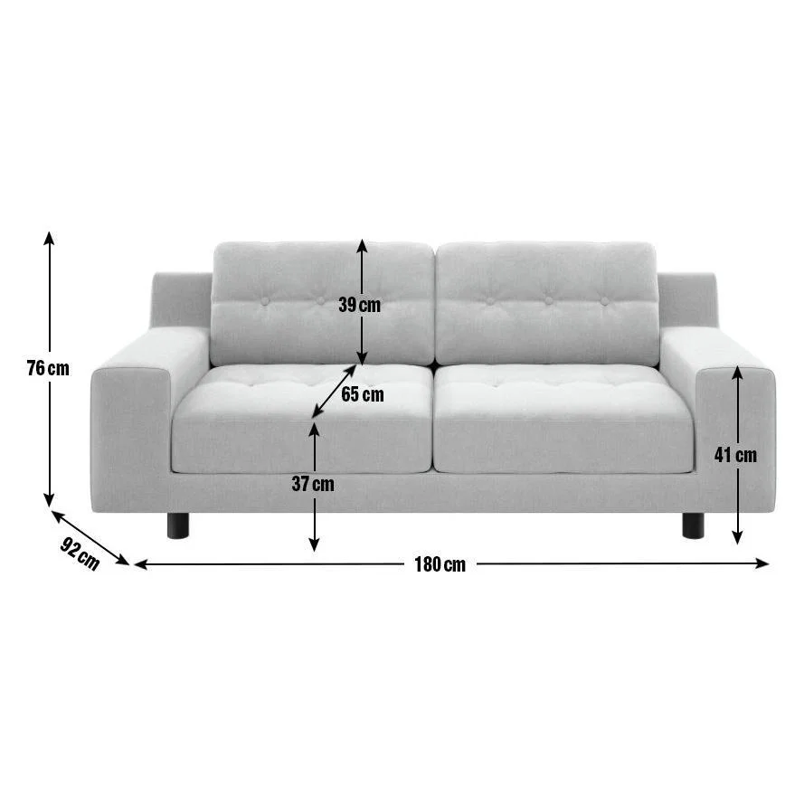 Habitat Hendricks 2 Seater Velvet Sofa - Mystic – image 4