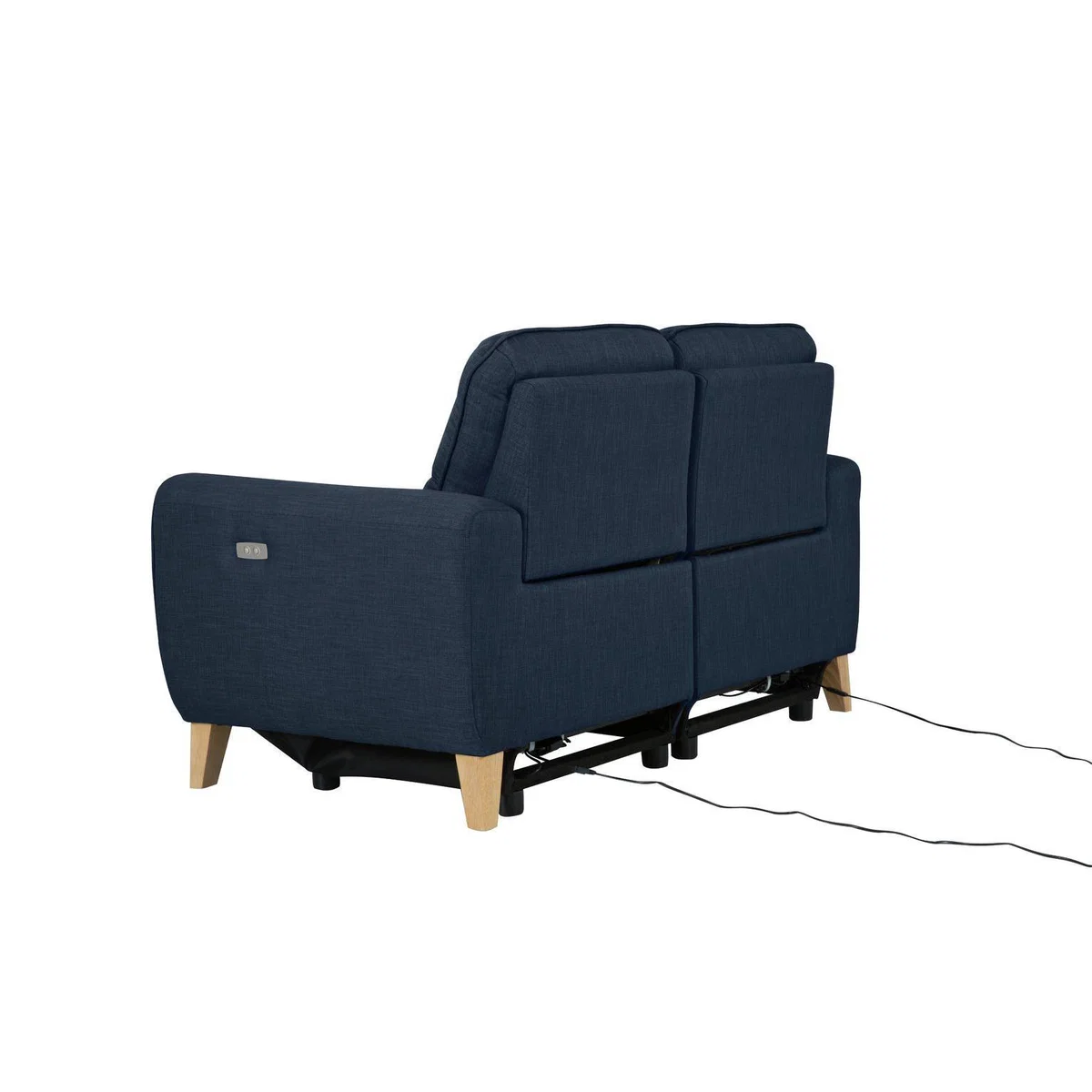 Habitat Tommy 2 Seater Fabric Recliner Sofa - Navy – image 4