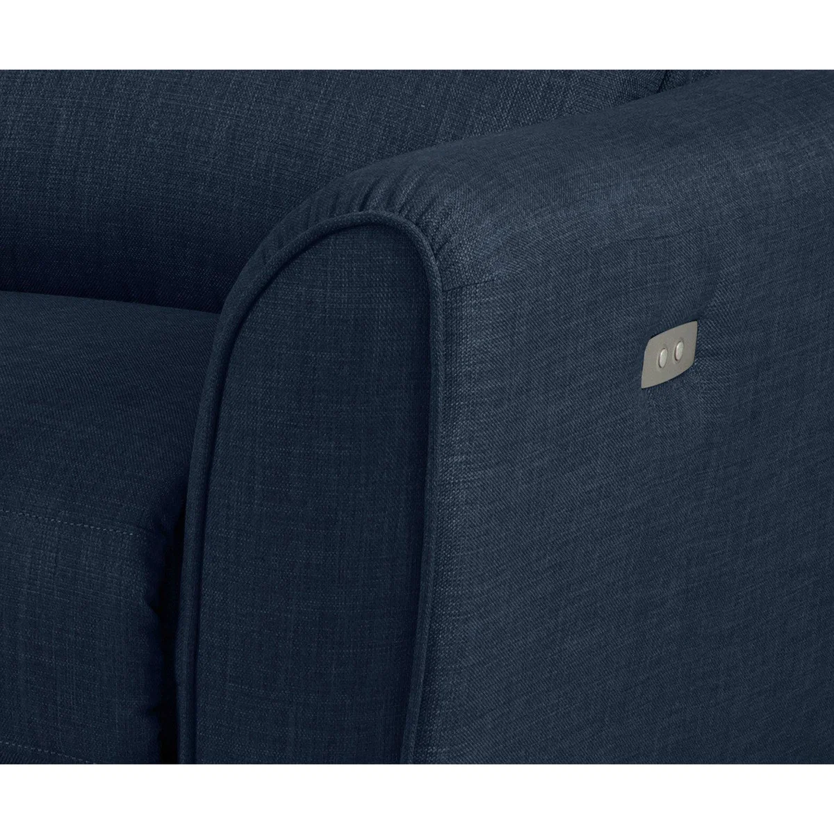 Habitat Tommy 2 Seater Fabric Recliner Sofa - Navy – image 5