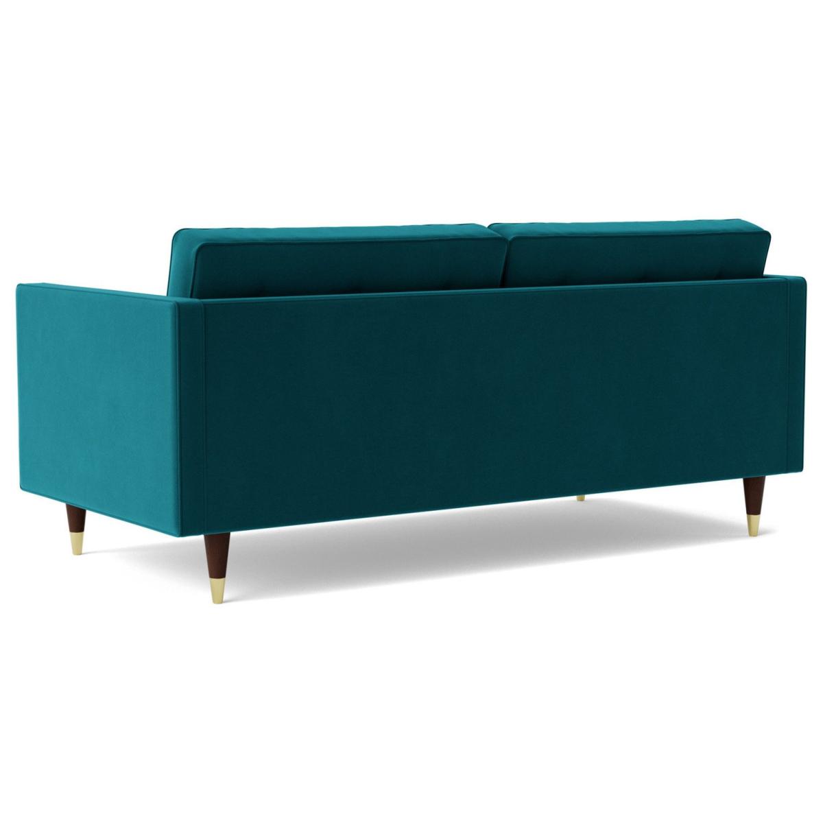 Swoon Porto Velvet 2 Seater Sofa- Kingfisher Blue – image 6