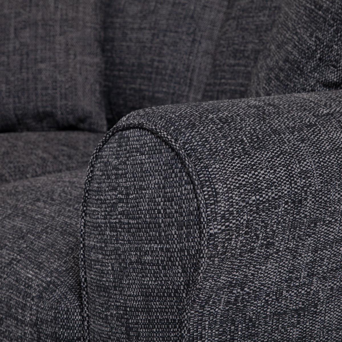 Habitat Lisbon 2 Seater Fabric Sofa - Charcoal – image 6