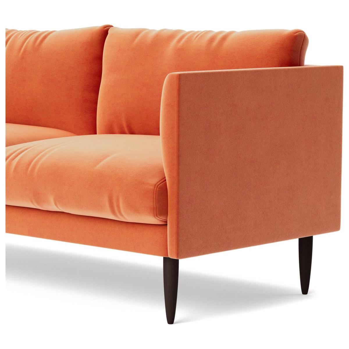Swoon Luna Velvet 2 Seater Sofa - Burnt Orange – image 5