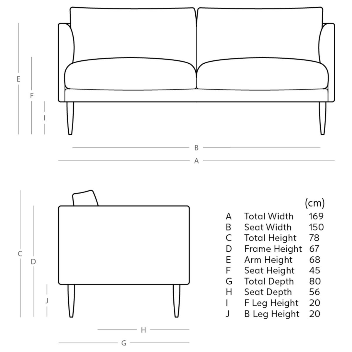 Swoon Luna Velvet 2 Seater Sofa - Burnt Orange – image 8