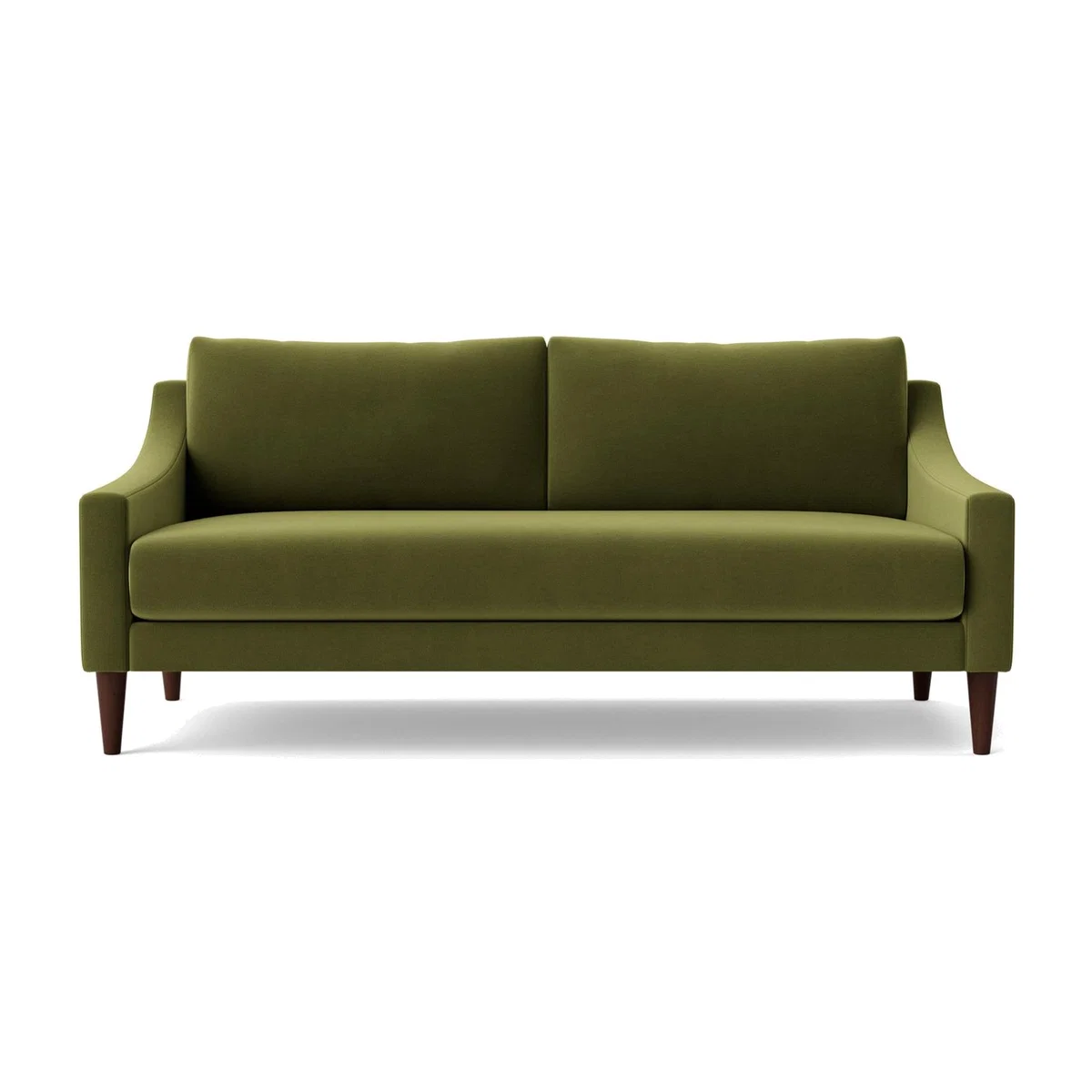 Swoon Turin Velvet 2 Seater Sofa - Fern Green – image 1
