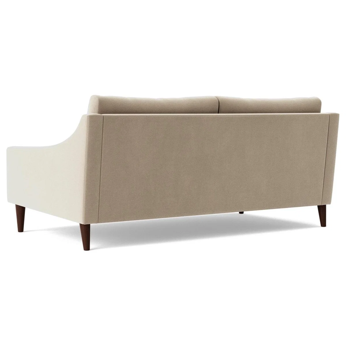 Swoon Turin Velvet 2 Seater Sofa - Taupe – image 6