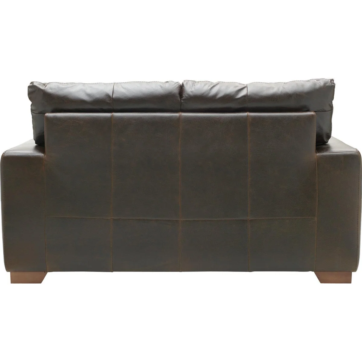 Habitat Eton 2 Seater Leather Sofa - Dark Brown – image 6