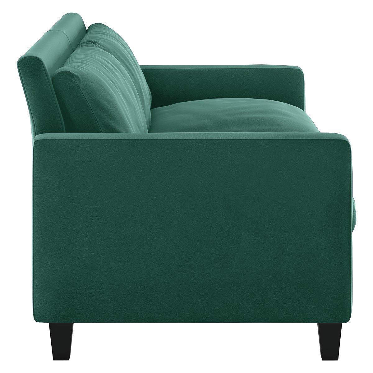Habitat Chester 2 Seater Velvet Sofa - Emerald Green – image 4