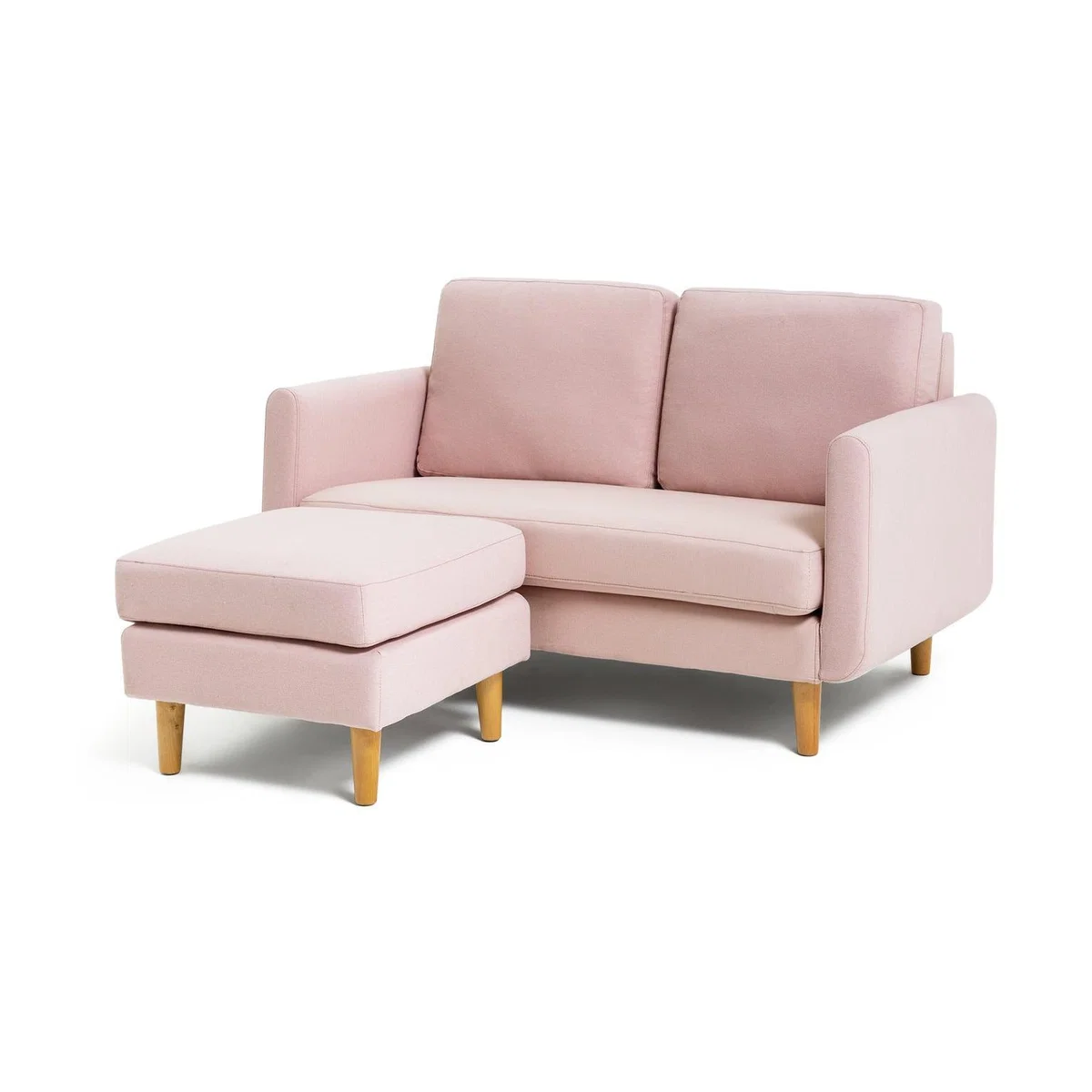 Habitat Remi 2 Seater Fabric Chaise in a Box - Pink – image 3