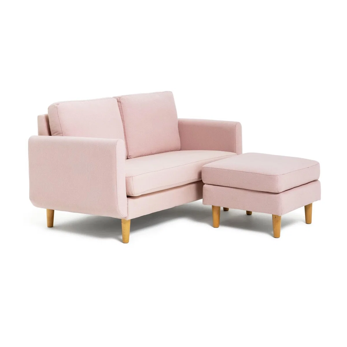 Habitat Remi 2 Seater Fabric Chaise in a Box - Pink – image 5