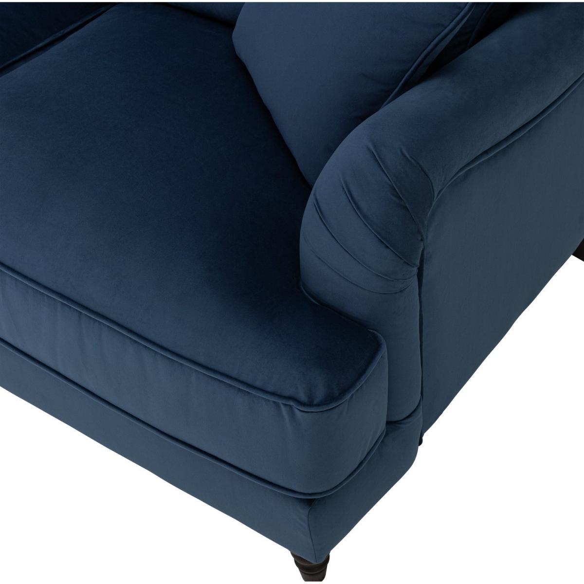 Habitat Matilda 2 Seater Velvet Sofa - Blue – image 6