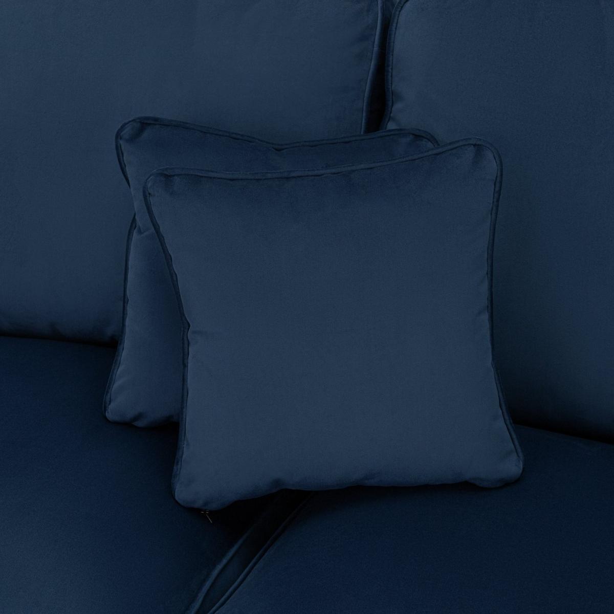 Habitat Matilda 2 Seater Velvet Sofa - Blue – image 7